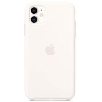 Apple silicone case iPhone 11 white - thumbnail