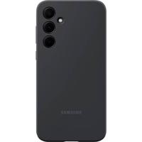 Samsung Silicone Case Backcover Samsung Galaxy A35 5G Zwart Stootbestendig - thumbnail