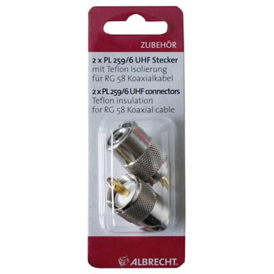 Albrecht PL259/6 Zweier-Blisterset 50120