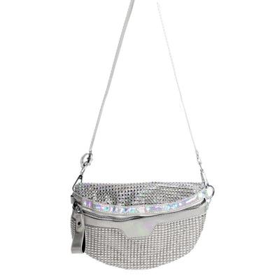 Heuptas steentjes zilver