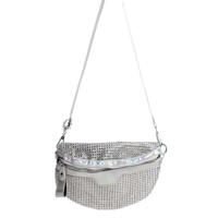 Heuptas steentjes zilver - thumbnail