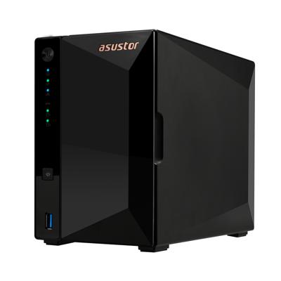 NAS-server - ASUSTOR - AS3302T v2 Drivestor 2 Pro Gen2 - Quad-Core 1,7 GHz - 2 GB DDR4 - 2,5 GbE - 2 bays