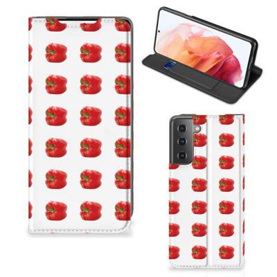 Samsung Galaxy S21 | Flip Style Cover | Paprika Red