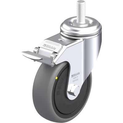 Blickle LKRA-TPA 101KF-FI-ELS-GS12 Zwenkwiel met rem Wieldiameter: 100 mm Draagvermogen (max.): 70 kg 1 stuk(s)