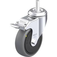 Blickle LKRA-TPA 101KF-FI-ELS-GS12 Zwenkwiel met rem Wieldiameter: 100 mm Draagvermogen (max.): 70 kg 1 stuk(s) - thumbnail