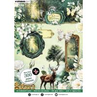 Studio Light • die-cut paper pad embellishments quiet morning 148x210x5mm 20 sheets - thumbnail