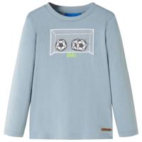 VidaXL Kindershirt met lange mouwen 92 lichtblauw - thumbnail