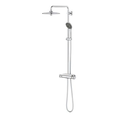 Grohe QuickFix Vitalio Joy 260 regendoucheset met 6 straalsoorten en EasyReach Tray Ø26cm chroom
