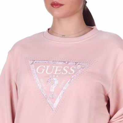Guess Python Triangle Sweater Dames Roze - Maat M - Kleur: Roze | Soccerfanshop