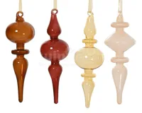 Kerstornament Glas IJspegel Assorti 1st - thumbnail