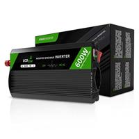 EcoLine - Omvormer 12V Naar 220V / 230V - 600w / 1200w Vermogen - Gemodificeerde Sinus - Spanningomvormer - thumbnail