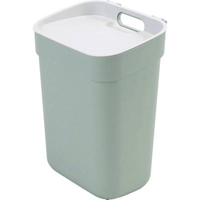 Curver ready to collect prullenbak 10 liter groen-lichtgrijs