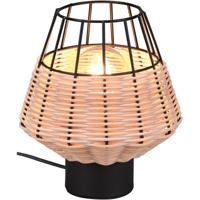 LED Tafellamp E27 Fitting - Stijlvolle Bruine Tafelverlichting - thumbnail