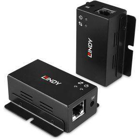 LINDY 2 Port USB 2.0 Cat.6 Extender USB-extender USB-A 2.0 Via netwerkkabel RJ45 50 m