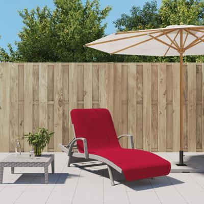 VidaXL Strandhanddoeken 2 st 400 g/m² 75x200 cm stof bordeauxrood