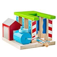 Bigjigs houten rails - wasstraat voor treinen - thumbnail