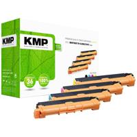KMP Toner vervangt Brother TN-243BK, TN-243C, TN-243M, TN-243Y, Mulitipack TN-243BKCMY Compatibel Combipack Zwart, Cyaan, Magenta, Geel 1000 bladzijden B-T09M - thumbnail