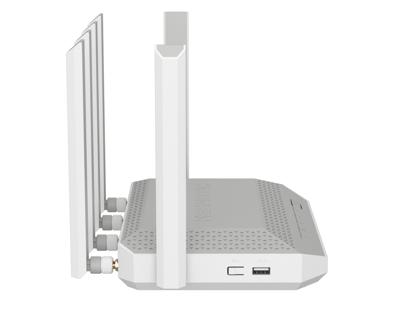Router Keenetic KN-4110-01-EU Wit Grijs USB 2.0 Ethernet LAN Wi-Fi 6 GHz