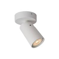 Lucide XYRUS - Plafondspot - Ø 9 cm - LED Dim to warm - GU10 - 1x5W 2200K/3000K - Wit - thumbnail
