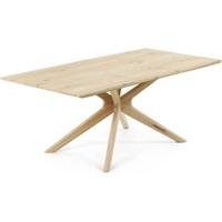 Kave Home Eettafel 'Armande' 180 x 90cm, kleur Licht Eiken - thumbnail