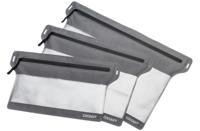 Cocoon Zippered Flat Document Bag Opbergzak Grey/Black - thumbnail