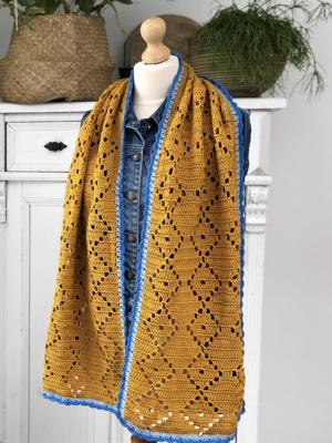 Haakpakket Mooie 1,5 meter sjaal Uni