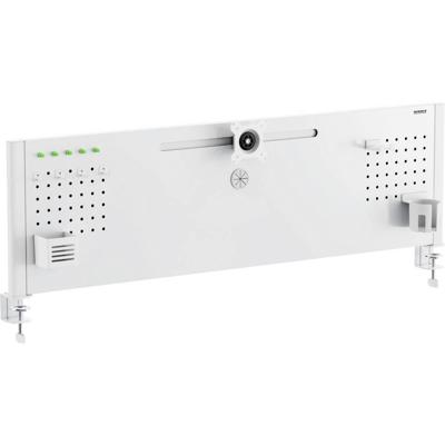 SpeaKa Professional SP-B25-02 Monitor + Organizer Board Monitor-tafelbeugel Wit (mat) Vast