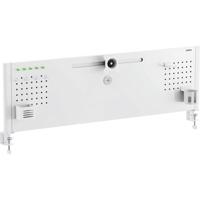 SpeaKa Professional SP-B25-02 Monitor + Organizer Board Monitor-tafelbeugel Wit (mat) Vast - thumbnail