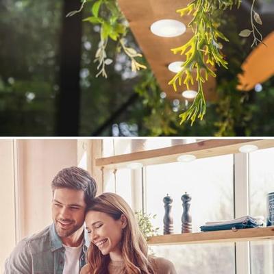 Set van 2 Pavo - Platte LED ipbouwspots met lage inbouwdiepte 12mm - 3 Watt 300 Lumen - 2700K Warm wit - Dimbaar - Rond - Meubelspot - IP44 waterdicht - Wit Set van 2 Pavo - Platte LED ipbouwspots met lage inbouwdiepte 12mm - 3 Watt 300 Lumen - 2700K Warm wit - Dimbaar - Rond - Meubelspot - IP44 waterdicht - Wit