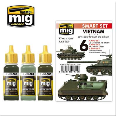 MIG Verf Set - Vietnam Colors MIG Verf Set - Vietnam Colors
