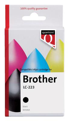 Inkcartridge quantore bro lc-223 zwart Inkcartridge quantore bro lc-223 zwart