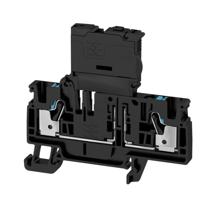 Weidmüller 2548140000 Zekering-serieklem 6.10 mm Spanveer Zwart 50 stuk(s) - thumbnail