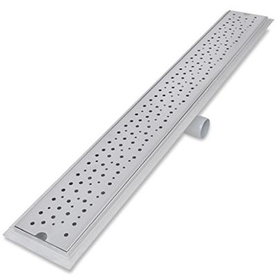 VidaXL Doucheafvoer rechthoekig bubbel 930x140 mm roestvrij staal