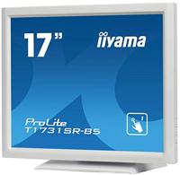 iiyama ProLite T1731SR-W5 - LED monitor - 17' - touchscreen - 1280 x 1024 @ 75 Hz - TN - 250 cd/m² - 1000:1-5 ms - HDMI, VGA, DisplayPort - speakers - white - thumbnail