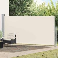 VidaXL Windscherm uittrekbaar 160x500 cm crème - thumbnail