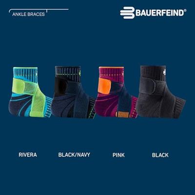 Bauerfeind Sports Ankle Support Enkelbrace - L - Rechts - Blauw