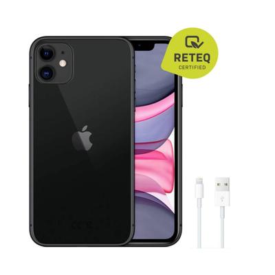Apple refurbished iPhone 11 Refurbished (acceptabele staat) 128 GB 6.1 inch (15.5 cm) 12 Mpix Zwart