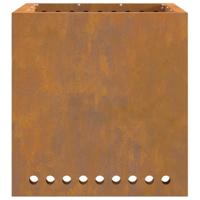 Vuurkorf Bruin 48 x 48 x 50 cm Cortenstaal - thumbnail