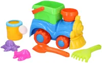 Eddy Toys Strandset Trein - 8-delig - thumbnail