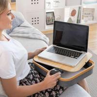 Draagbare laptoptafel met opbergbak Larage InnovaGoods - thumbnail
