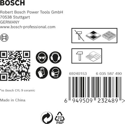 Bosch Accessoires Expert HardCeramic HEX-9 gemengde boorset 6 mm 5-delig - 1 stuk(s) - 2608900596 Bosch Accessoires Expert HardCeramic HEX-9 gemengde boorset 6 mm 5-delig - 1 stuk(s) - 2608900596