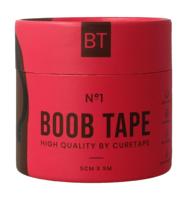 Cure Tape Boobtape no 1 incl. nipple covers - 5cm x 5m blac 1 Stuks - thumbnail