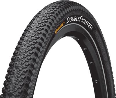 Continental Conti double fighter iii - snelle stadsflitser, zwart, 28x1 3/8, 37-622, 640g, 4-6 bar