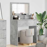 Slaapkamer Kaptafels met lade Beton Grijs 80 x 39,6 x 135 cm - thumbnail