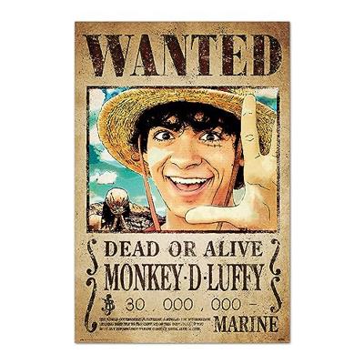 Poster One Piece - Netflix Wanted Monkey D Luffy 61x91,5cm