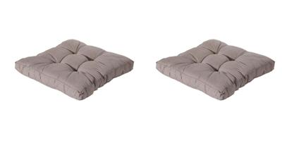 Florance zit Basic taupe 73 cm x 73 cm (2 stuks) Madison - Madison Florance zit Basic taupe 73 cm x 73 cm (2 stuks) Madison - Madison