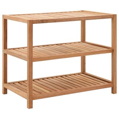Badkamerrek 65x40x55 cm massief walnotenhout Badkamerrek 65x40x55 cm massief walnotenhout
