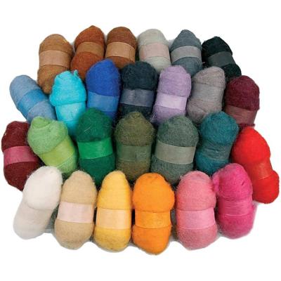 Creativ Company Gekaarde wol, diverse kleuren, 26x25 gr/ 1 doos
