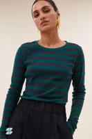 By-Bar basic ls big stripe top | deep green - thumbnail