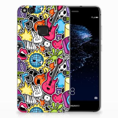 Huawei P10 Lite Silicone Back Cover Punk Rock
